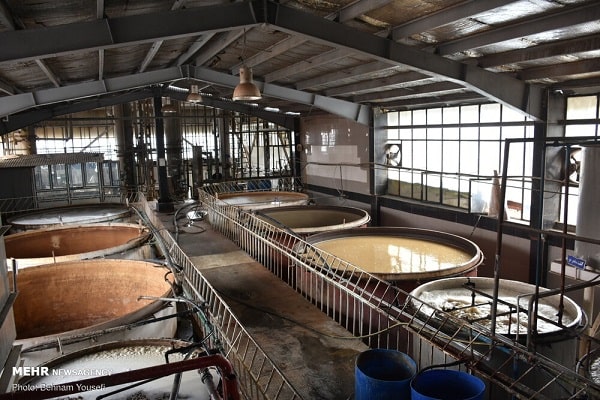 Fermentation tanks for alcohol production